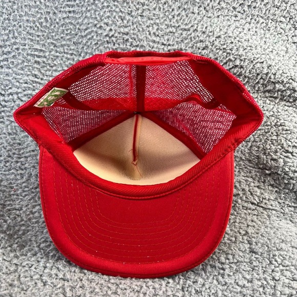 Vintage Shamrock Pub Hat Snapback Mesh Trucker White Manton Michigan Shamrock - Picture 4 of 8